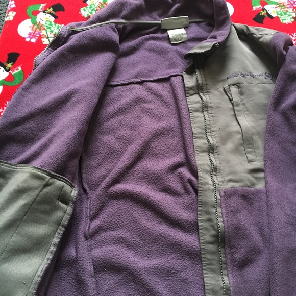 Free Country Purple & Gray Fleece Jacket - Picture 4 of 5